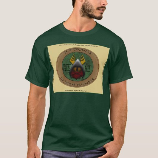 VikingBeerのラベル Tシャツ (正面)