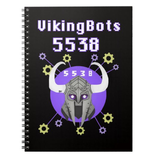 VikingBots 5538 - 下書き-  ノートブック (正面)