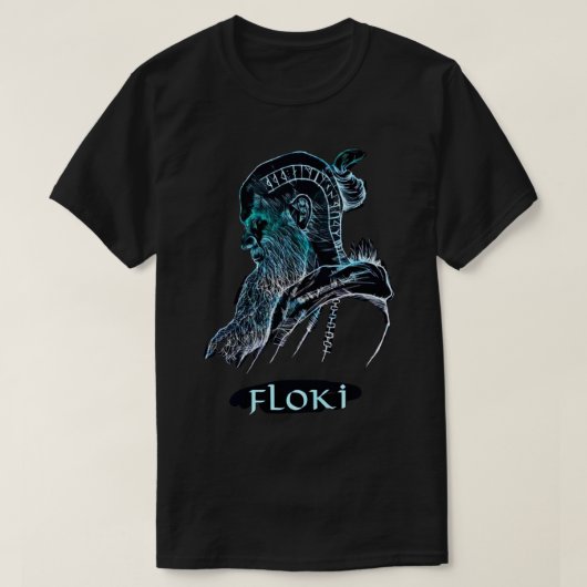 vikings-floki tシャツ (デザイン正面)