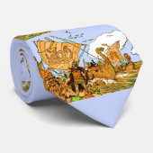 Vikings print  ネクタイ (ロール)