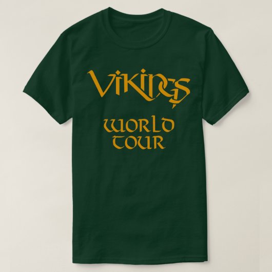 Vikings World Tour Tシャツ (デザイン正面)