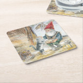 Vikta julkort helgkort スクエアペーパーコースター (アングル)