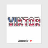 Viktor Name Vorname USA Sticker Stickerset シール (シート)