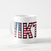 Viktor Name Vorname USA styled Tasse Kaffeetasse コーヒーマグカップ (正面左)