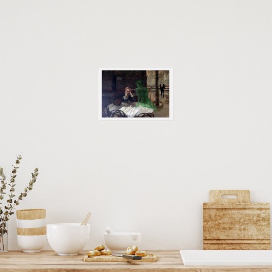 Viktor Oliva The Absinthe Drinkerポスター ポスター (キッチン)