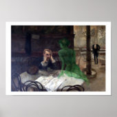 Viktor Oliva The Absinthe Drinkerポスター ポスター (正面)