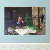 Viktor Oliva - The Absinthe Drinker (1901) キャンバスプリント (インサイチュ (ウッドフロア))