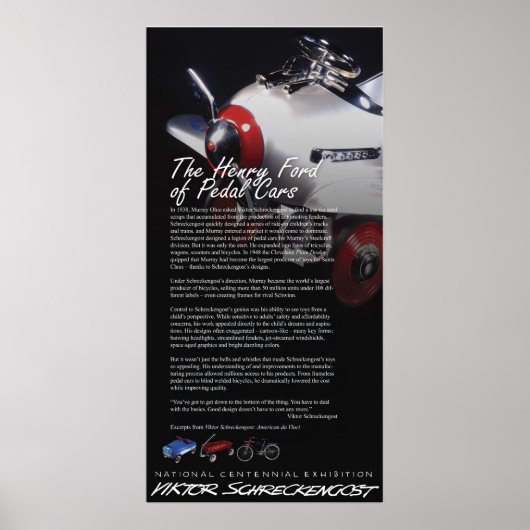 Viktor Schreckengostペダルカーレガシー ポスター (正面)