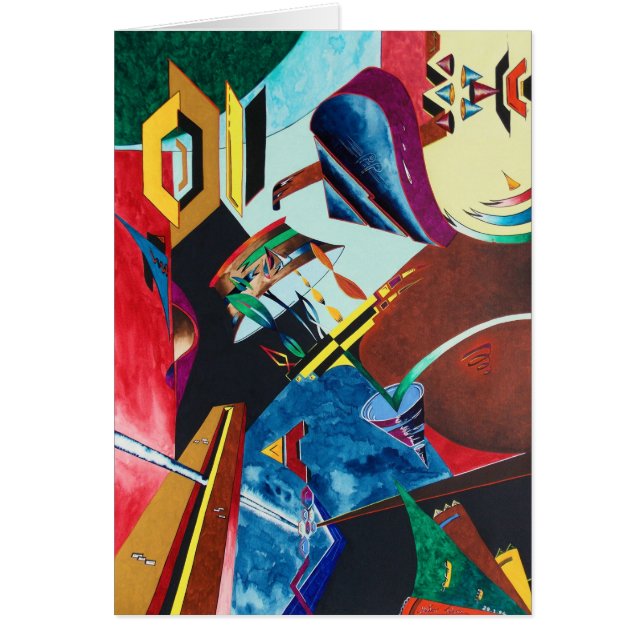 Viktor Tilson著"音楽的な"空白のなカード (正面)