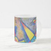 Viktor Tilson著Moorishの夢IIのデザイン フロストグラスマグカップ (正面右)