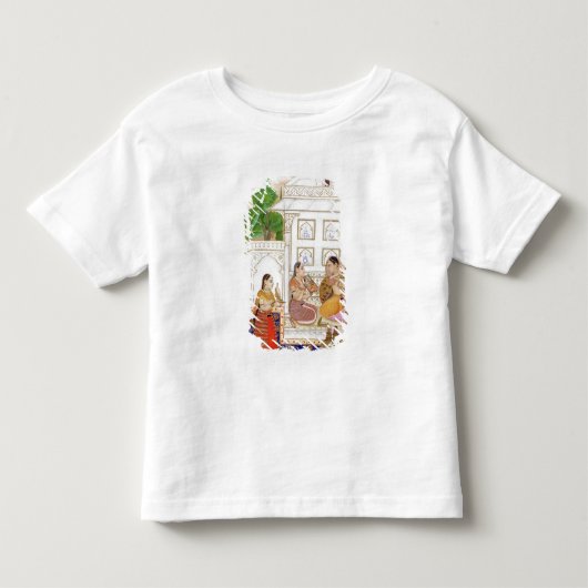 Vilaval Ragini：トイレで女性 トドラーTシャツ (正面)