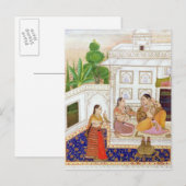 Vilaval Ragini: 彼女の洗面所の女性 ポストカード (正面/裏面)
