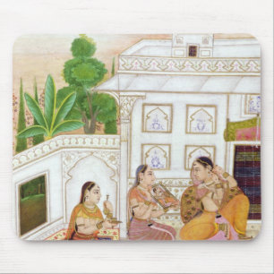 Vilaval Ragini: 彼女の洗面所の女性 マウスパッド