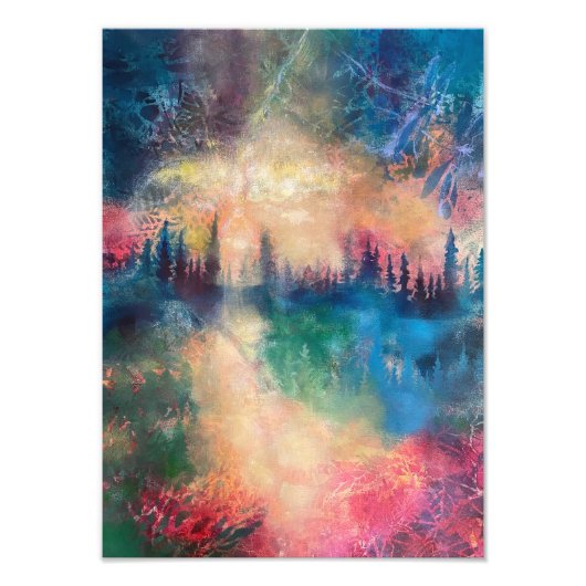 Vild natur i hälsingland フォトプリント            (正面)