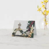 Villa/Chateau Elegant Christmas Decor カード (黄色い花)