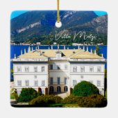Villa Melzi Bellagio Lake Como Italy セラミックオーナメント (裏面)