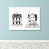 Villa Suburbaine, Premier Chasse at St. Cloud キャンバスプリント (インサイチュ (ウッドフロア))