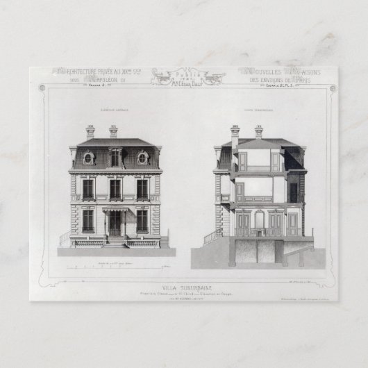 Villa Suburbaine, Premier Chasse at St. Cloud ポストカード (正面)