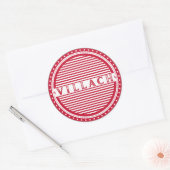 Villach City Pride Emblem – Austria Identity ラウンドシール (封筒)