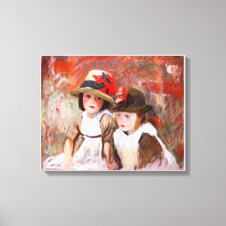 Village Children (1890) by John Singer Sargent. キャンバスプリント