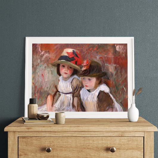 Village Children (1890) by John Singer Sargent ポスター