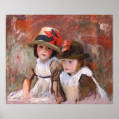 Village Children (1890) by John Singer Sargent ポスター (正面)