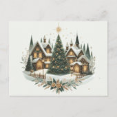 Village Christmas tree ポストカード (正面)