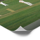 Village cricket, low Bradford, South Yorkshire, U. ポスター (角)