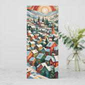 village d'hiver sous la neige vintage (スタンド正面)