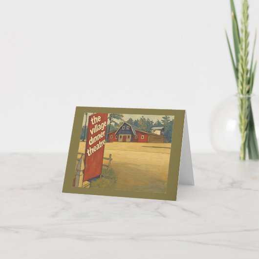 Village Dinner Theatre Raleigh N.C. Notecard カード (正面)