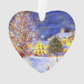 Village en hiver オーナメント (裏面)