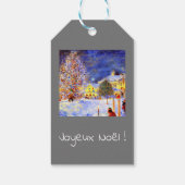  Village en hiver ギフトタグ (裏面)