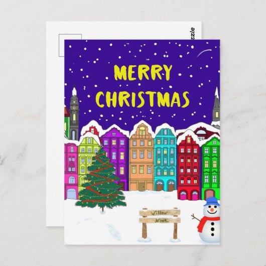 Village Jigsaw Puzzle ポストカード (正面/裏面)