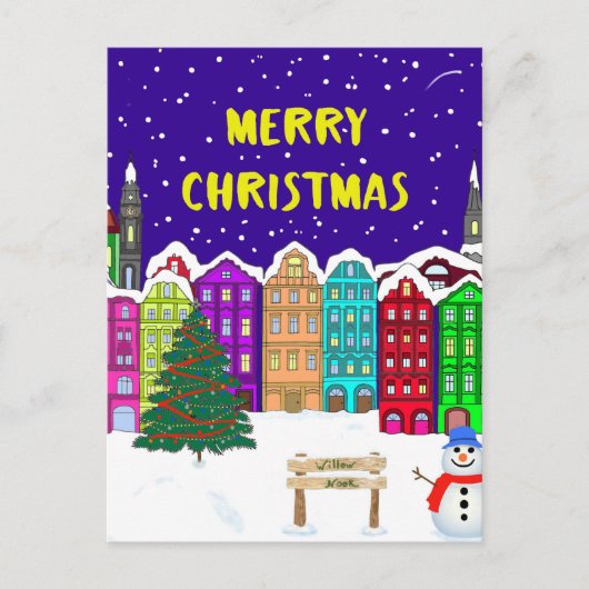 Village Jigsaw Puzzle ポストカード (正面)