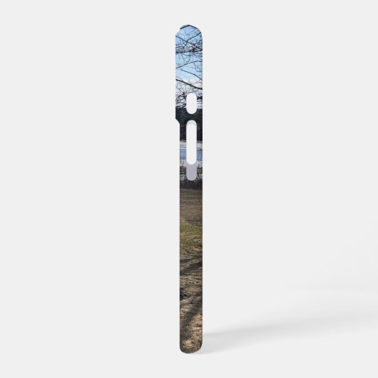 village les bergeronnes iPhone 16ケース (左側面)