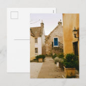 Village of Culross, Fife, Scotland  シーズンポストカード (正面/裏面)