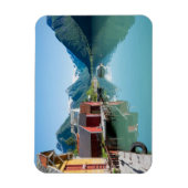 Village of Fjrlandとfjord長方形マグネット マグネット (縦)