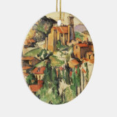 Village of Gardanne by Paulセザンヌヴィンテージアート セラミックオーナメント (右)