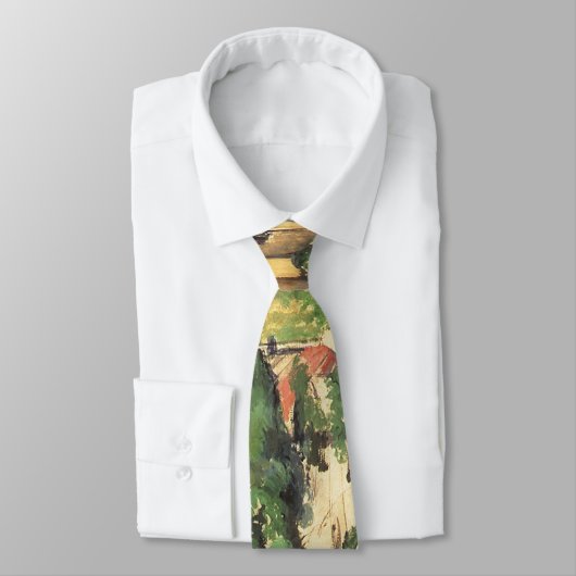Village of Gardanne by Paulセザンヌヴィンテージアート ネクタイ (タイ)