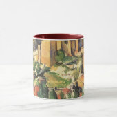 Village of Gardanne by Paulセザンヌヴィンテージアート マグカップ (中央)