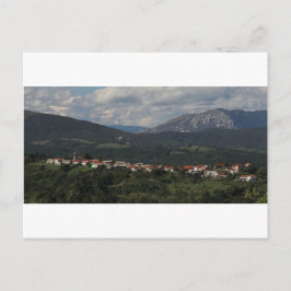 Village of Janezevo Brdo, Brkini Hills，スロベニア ポストカード