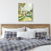 Village Road, 1879-82 (キャンバス油) キャンバスプリント (インサイチュ (寝室))