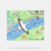 Village Vibes アクリルサイン (正面)