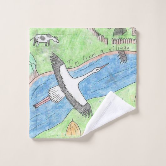 Village Vibes ウォッシュタオル (ウォッシュタオル)