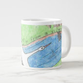 Village Vibes ジャンボコーヒーマグカップ (正面右)