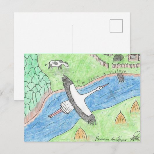 Village Vibes ポストカード (正面/裏面)