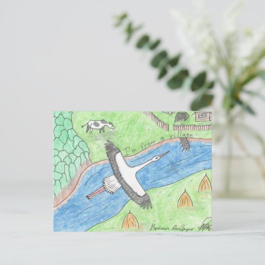 Village Vibes ポストカード (スタンド正面)