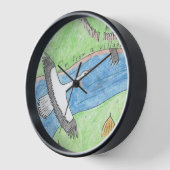 Village Vibes 壁時計 (傾斜)