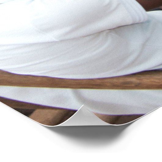 Villagers drinking palm wine ポスター (角)