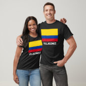 Villagomez Colombia Flag Emblem Escudo Bandera Cre Tシャツ (ユニセックス)